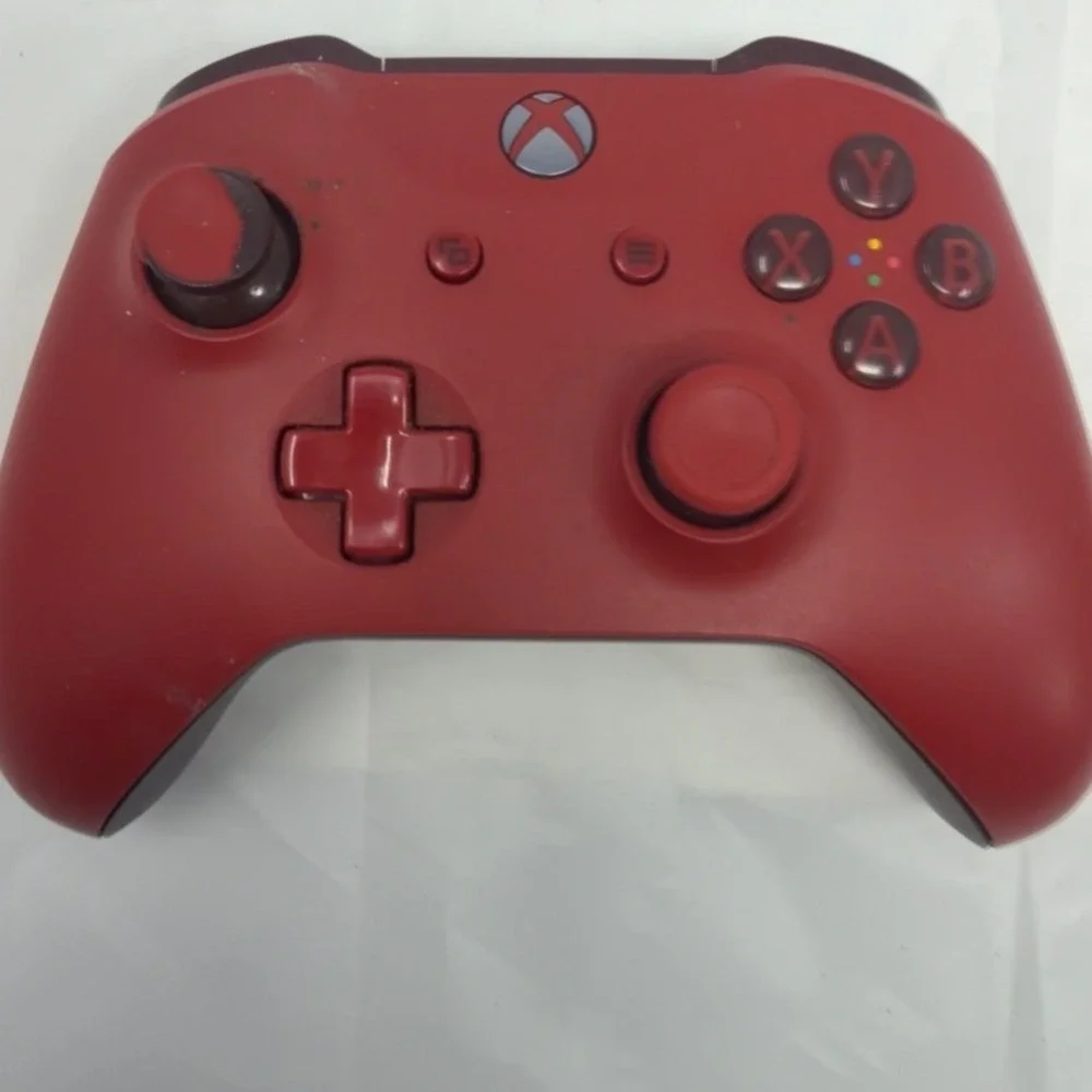 Microsoft Xbox One Wireless Controller Model 1708 Red Burgundy Bluetooth OEM